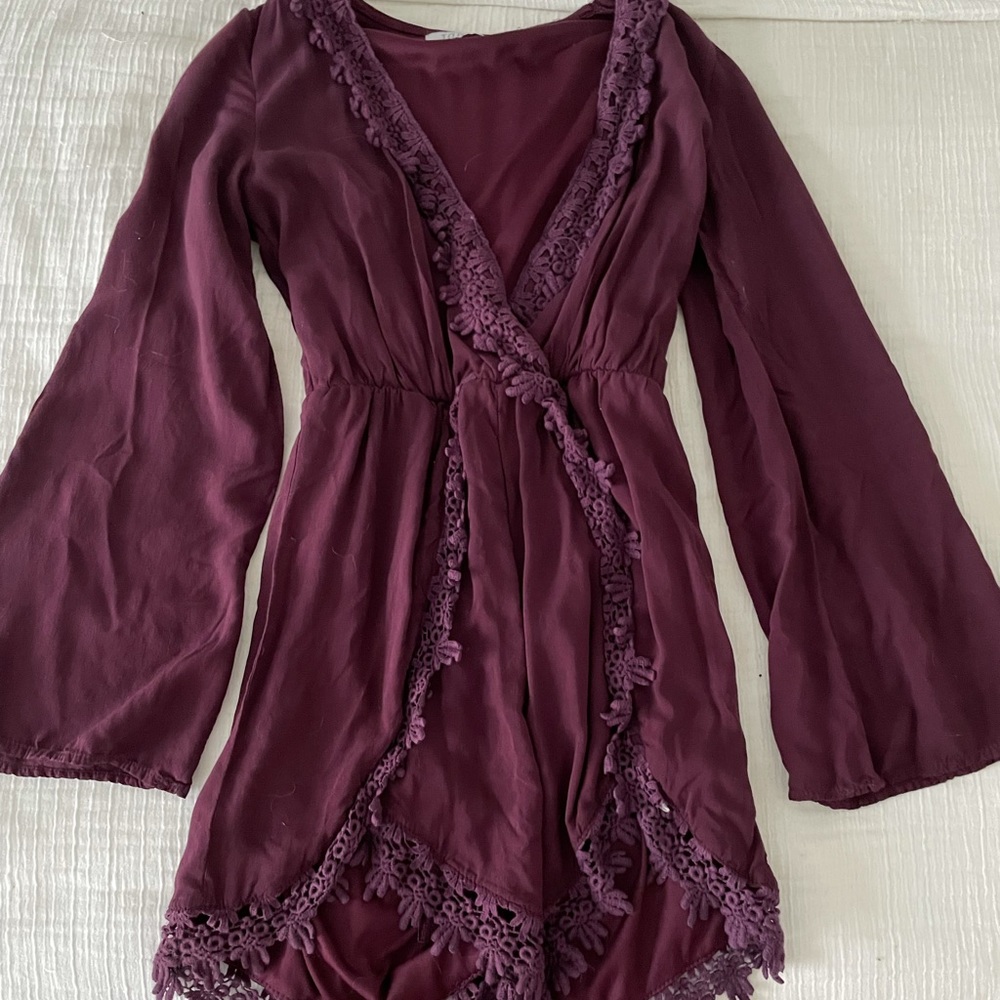 Purple Tobi Romper